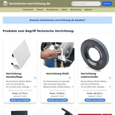 Screenshot technische-vorrichtung.de