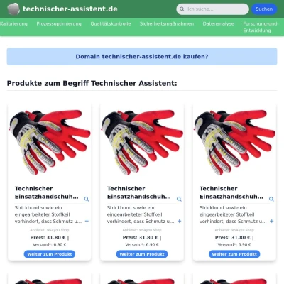 Screenshot technischer-assistent.de