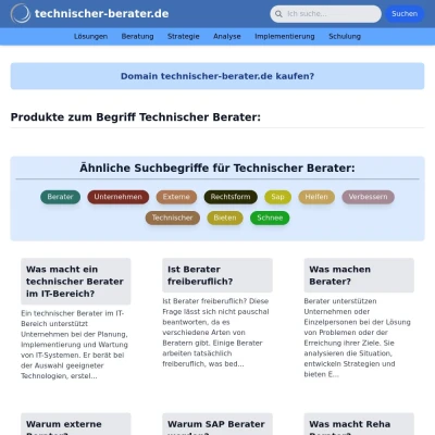 Screenshot technischer-berater.de