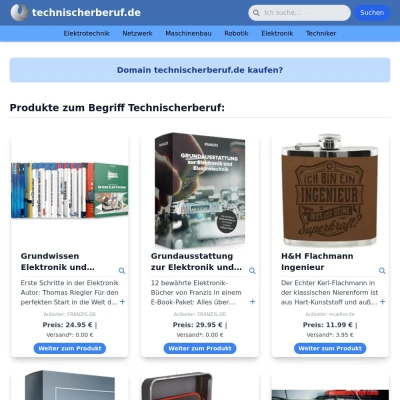 Screenshot technischerberuf.de