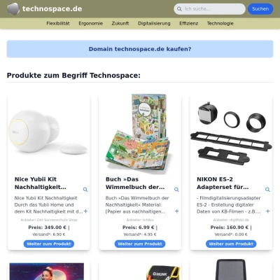 Screenshot technospace.de
