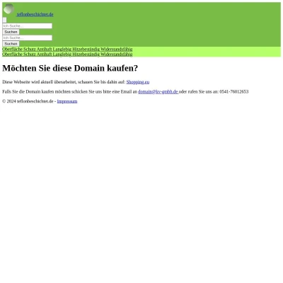 Screenshot teflonbeschichtet.de