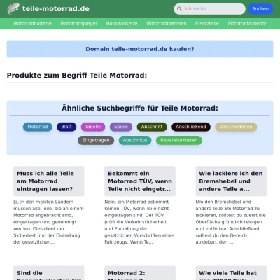 Screenshot teile-motorrad.de