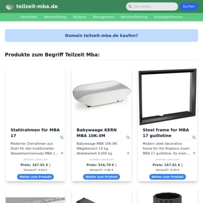 Screenshot teilzeit-mba.de