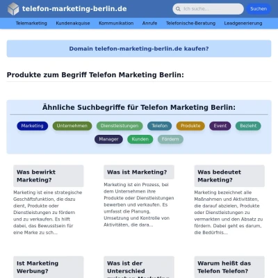 Screenshot telefon-marketing-berlin.de