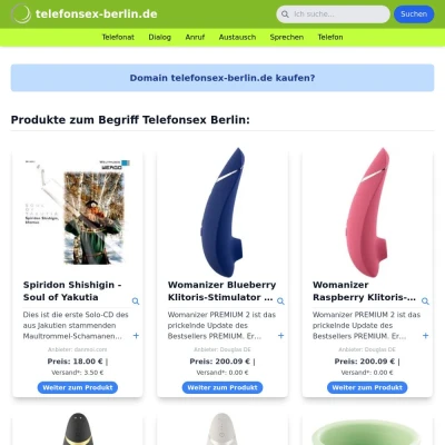Screenshot telefonsex-berlin.de