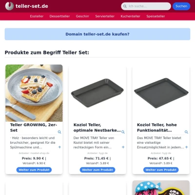 Screenshot teller-set.de