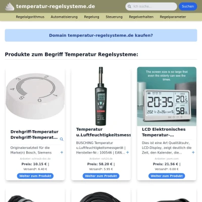 Screenshot temperatur-regelsysteme.de
