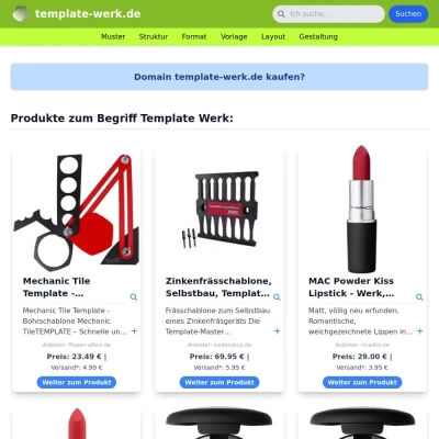 Screenshot template-werk.de