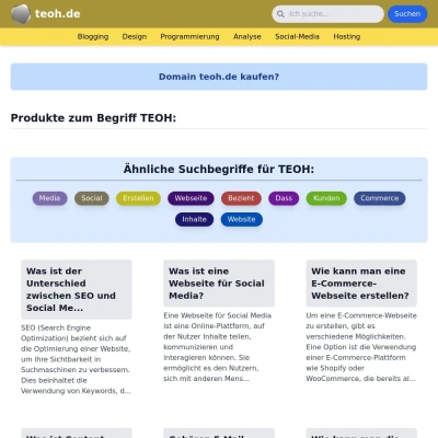 Screenshot teoh.de