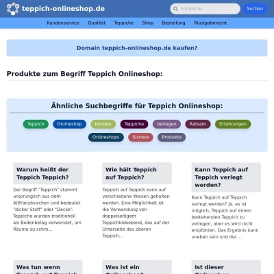 Screenshot teppich-onlineshop.de