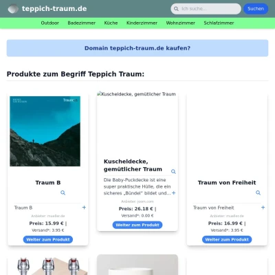 Screenshot teppich-traum.de