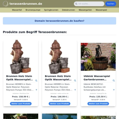 Screenshot terassenbrunnen.de