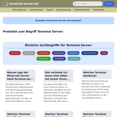 Screenshot terminal-server.de