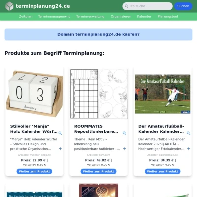 Screenshot terminplanung24.de