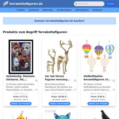 Screenshot terrakottafiguren.de