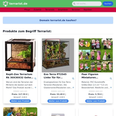 Screenshot terrarist.de