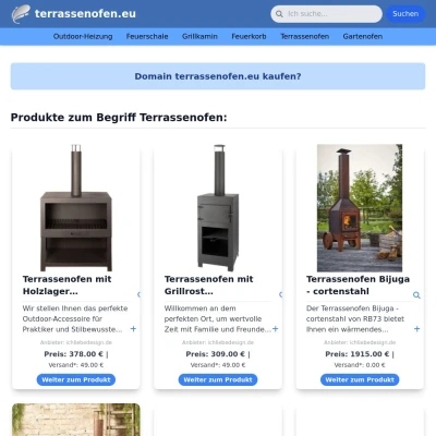 Screenshot terrassenofen.eu