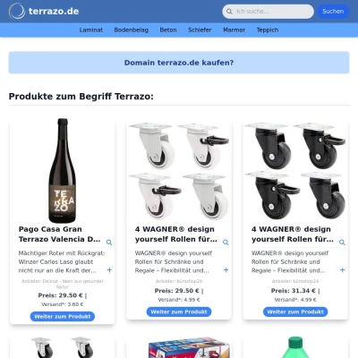 Screenshot terrazo.de