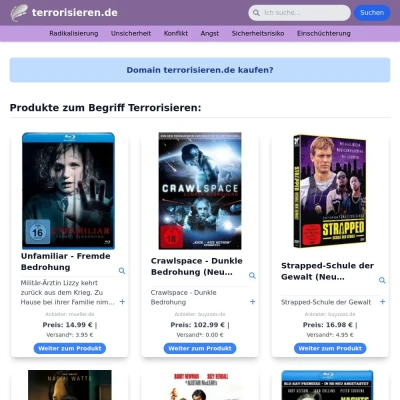 Screenshot terrorisieren.de