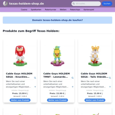 Screenshot texas-holdem-shop.de