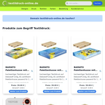 Screenshot textildruck-online.de