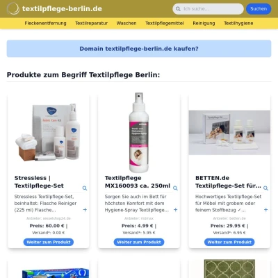 Screenshot textilpflege-berlin.de