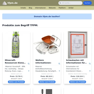 Screenshot tfpm.de