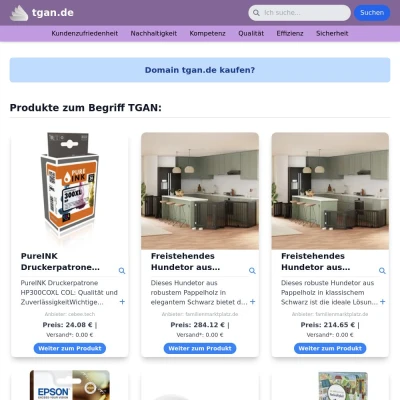 Screenshot tgan.de
