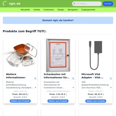 Screenshot tgtc.de