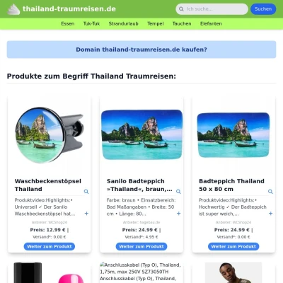 Screenshot thailand-traumreisen.de