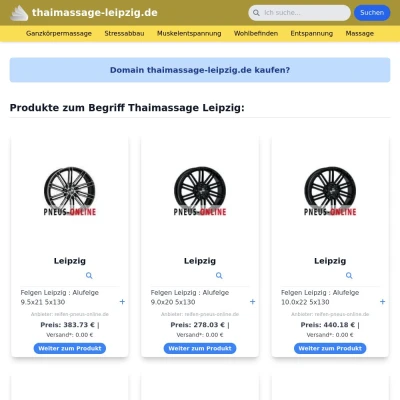 Screenshot thaimassage-leipzig.de