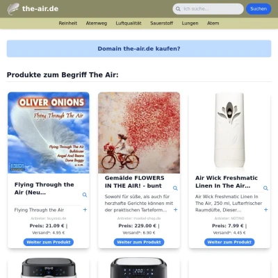 Screenshot the-air.de