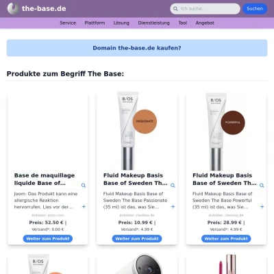 Screenshot the-base.de