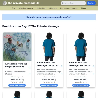 Screenshot the-private-message.de