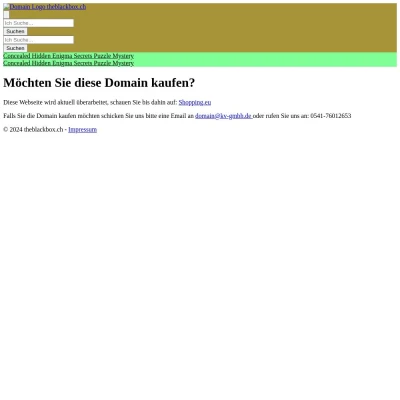 Screenshot theblackbox.ch