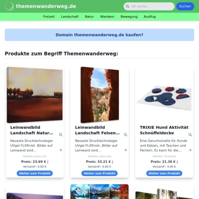 Screenshot themenwanderweg.de