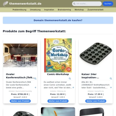 Screenshot themenwerkstatt.de