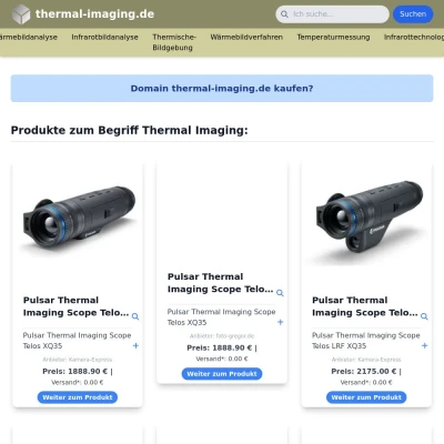 Screenshot thermal-imaging.de