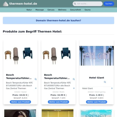 Screenshot thermen-hotel.de