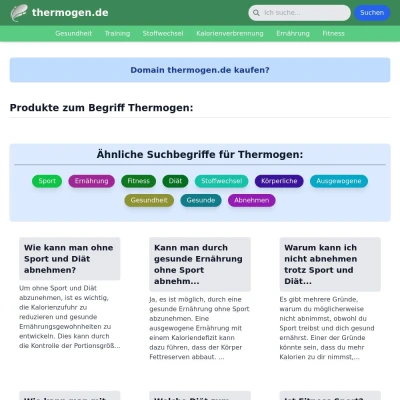 Screenshot thermogen.de