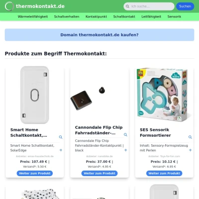 Screenshot thermokontakt.de