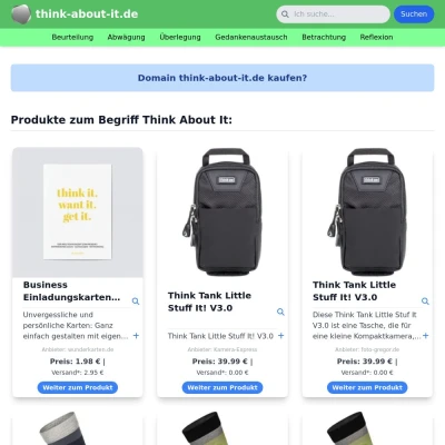 Screenshot think-about-it.de