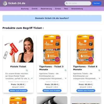 Screenshot ticket-24.de