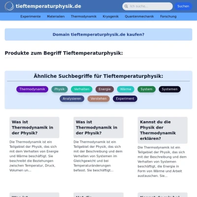 Screenshot tieftemperaturphysik.de