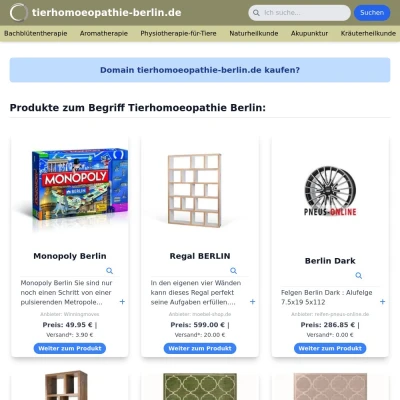 Screenshot tierhomoeopathie-berlin.de