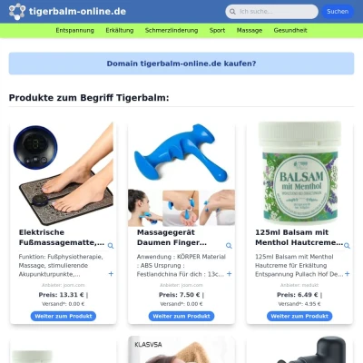 Screenshot tigerbalm-online.de