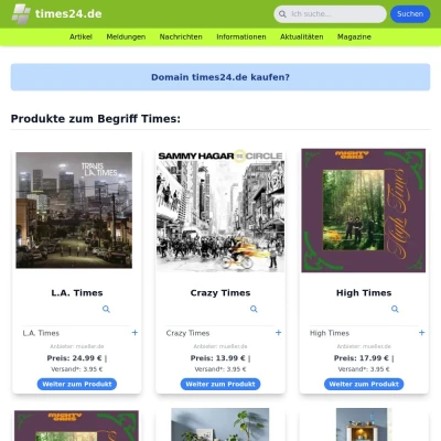 Screenshot times24.de