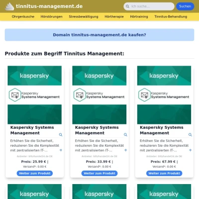 Screenshot tinnitus-management.de