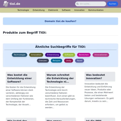 Screenshot tioi.de